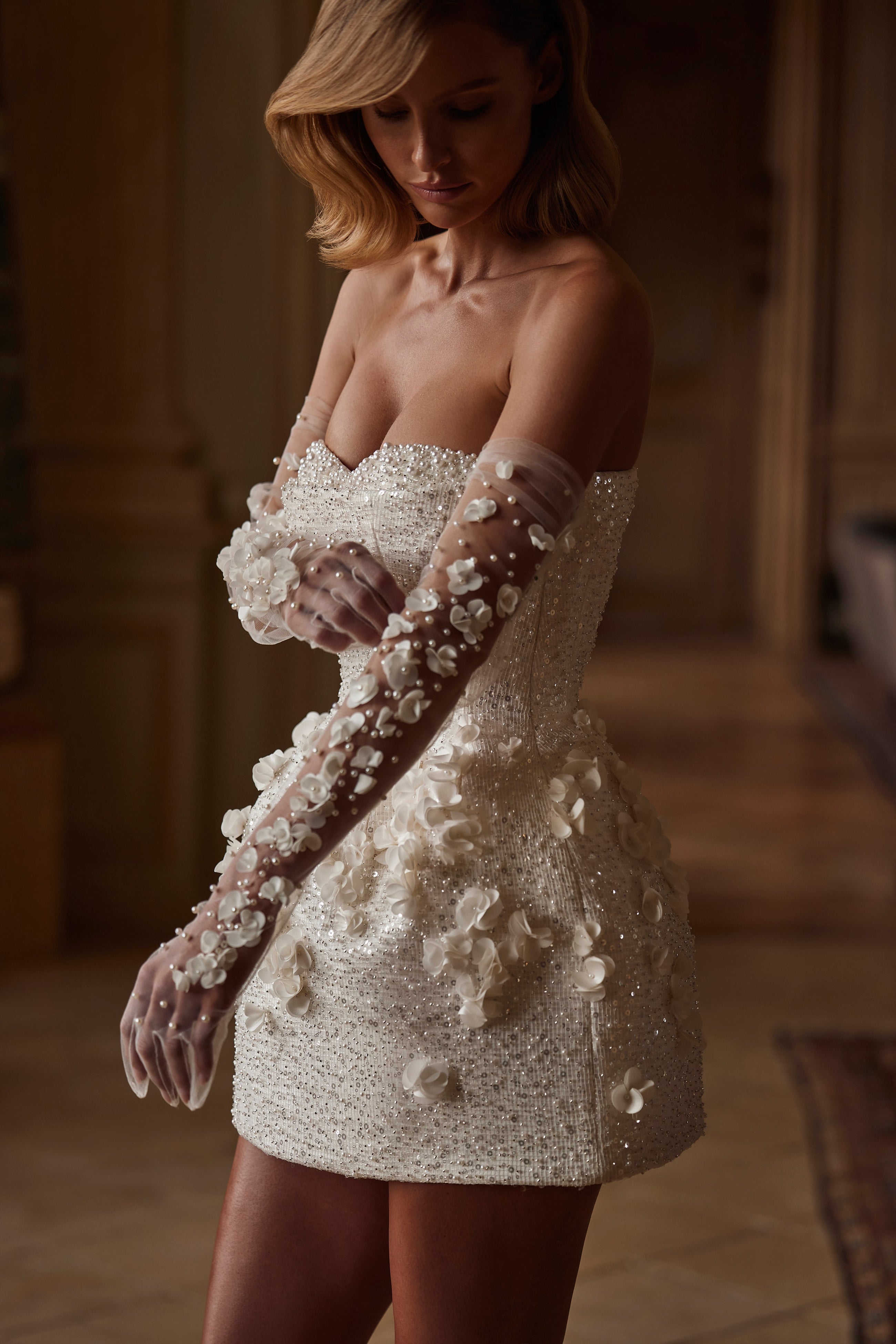 Milla Nova wedding dress Judith - try on at LVA BRIDE (Chicago, Milwaukee)