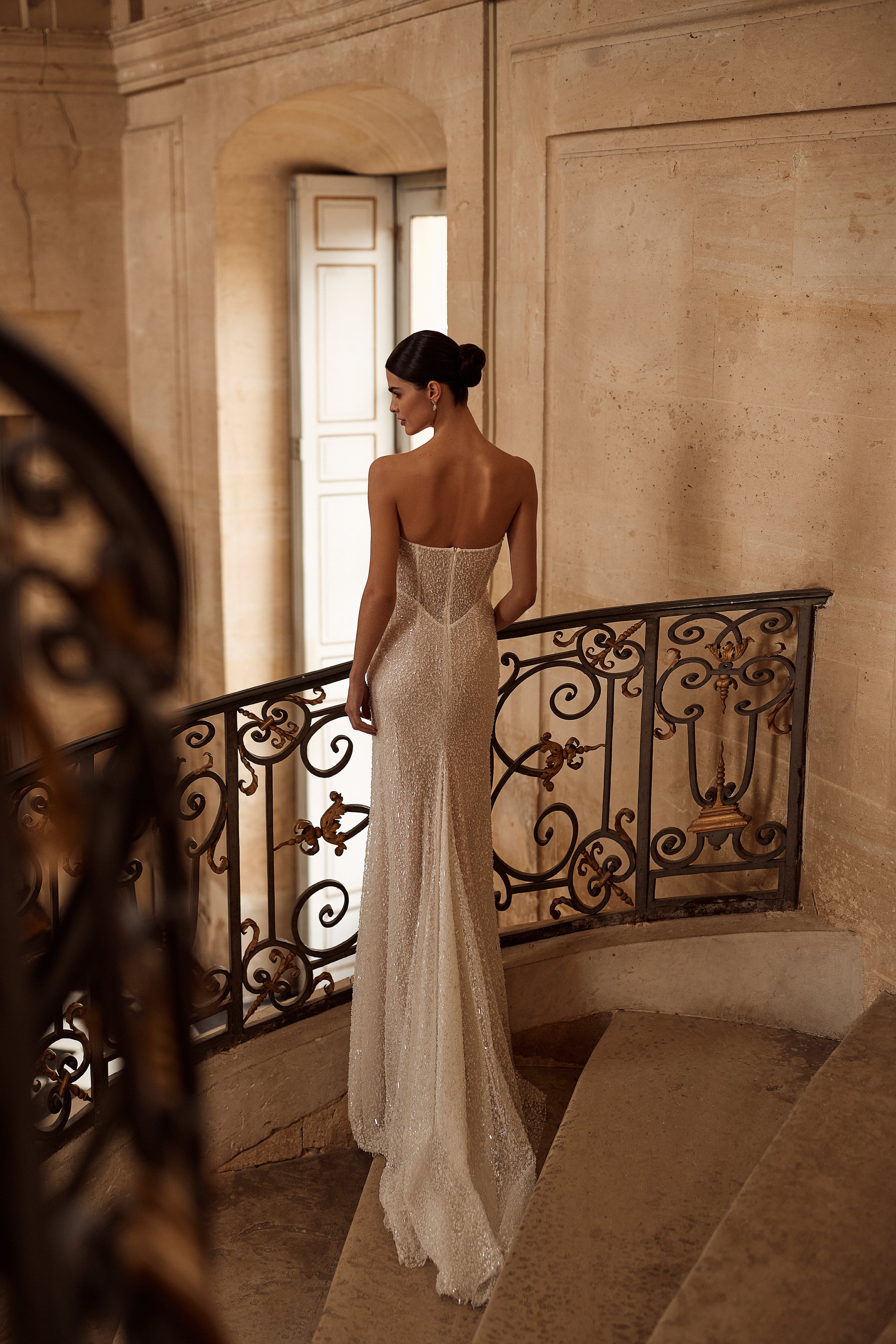 Milla Nova wedding dress Aminata - try on at LVA BRIDE (Chicago, Milwaukee)