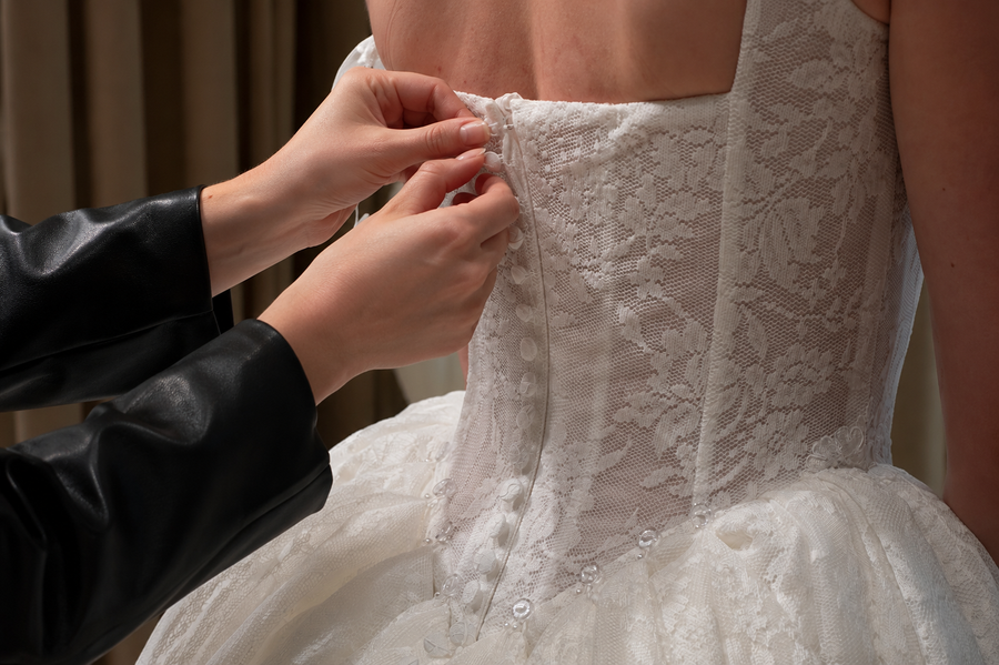Wedding Dress Bustles: Types, How They Work & Expert Tips