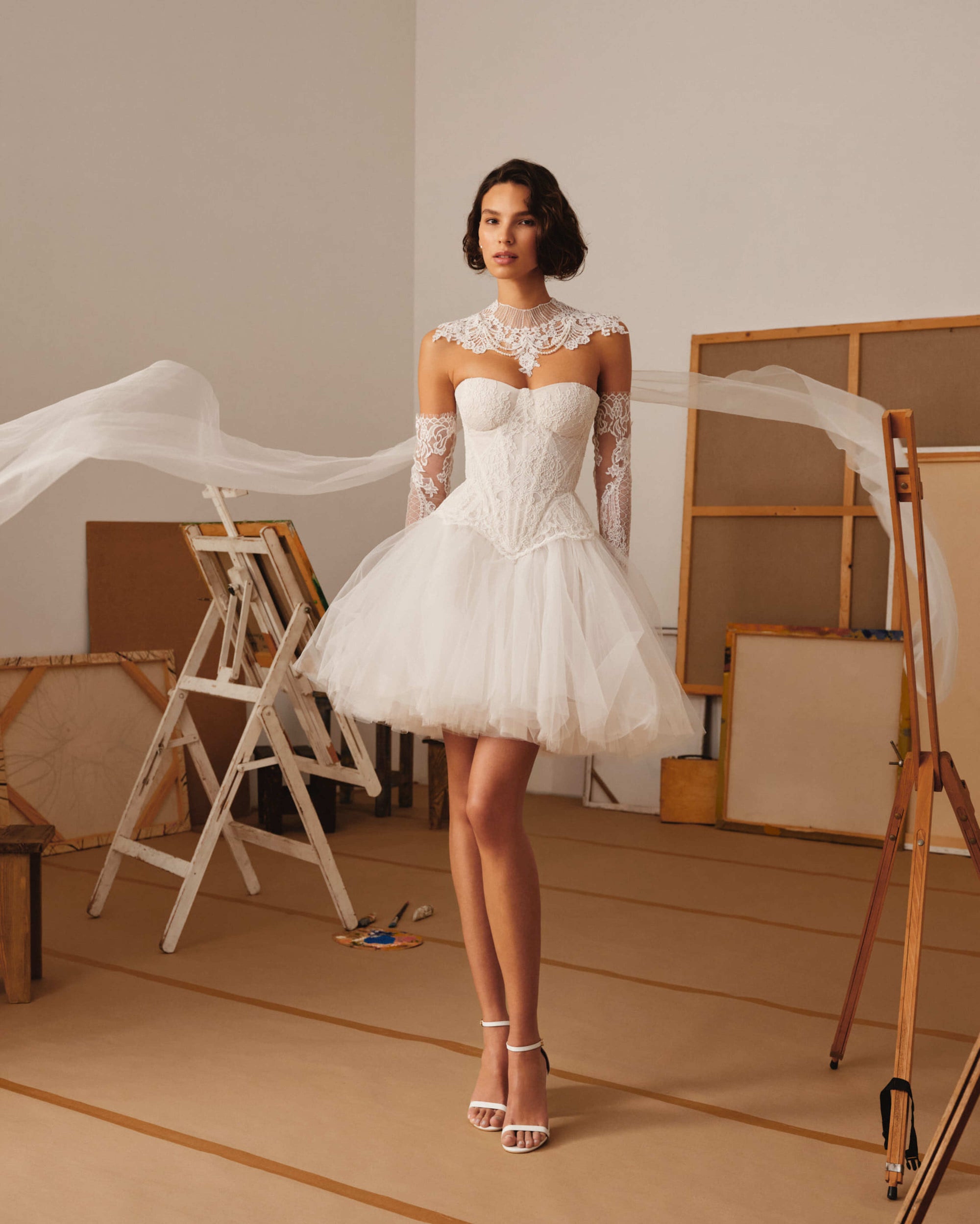 Colore tulle skirt