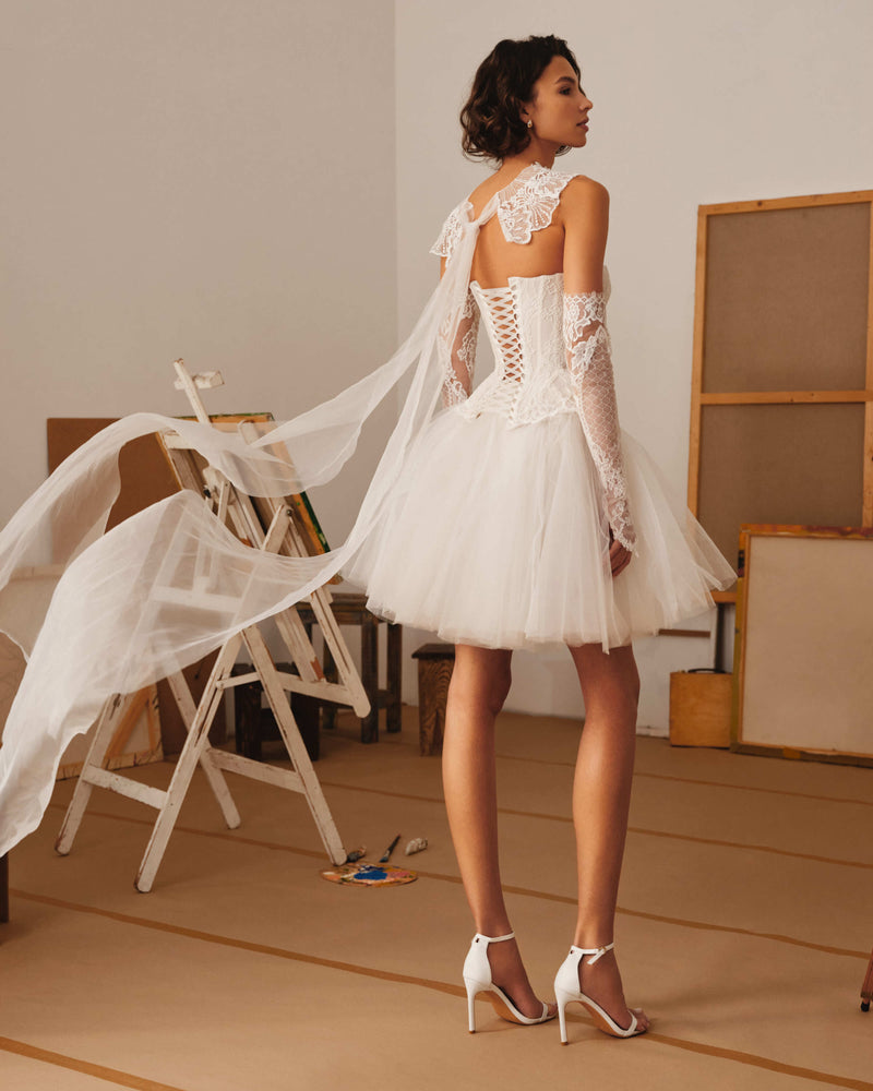 Colore tulle skirt