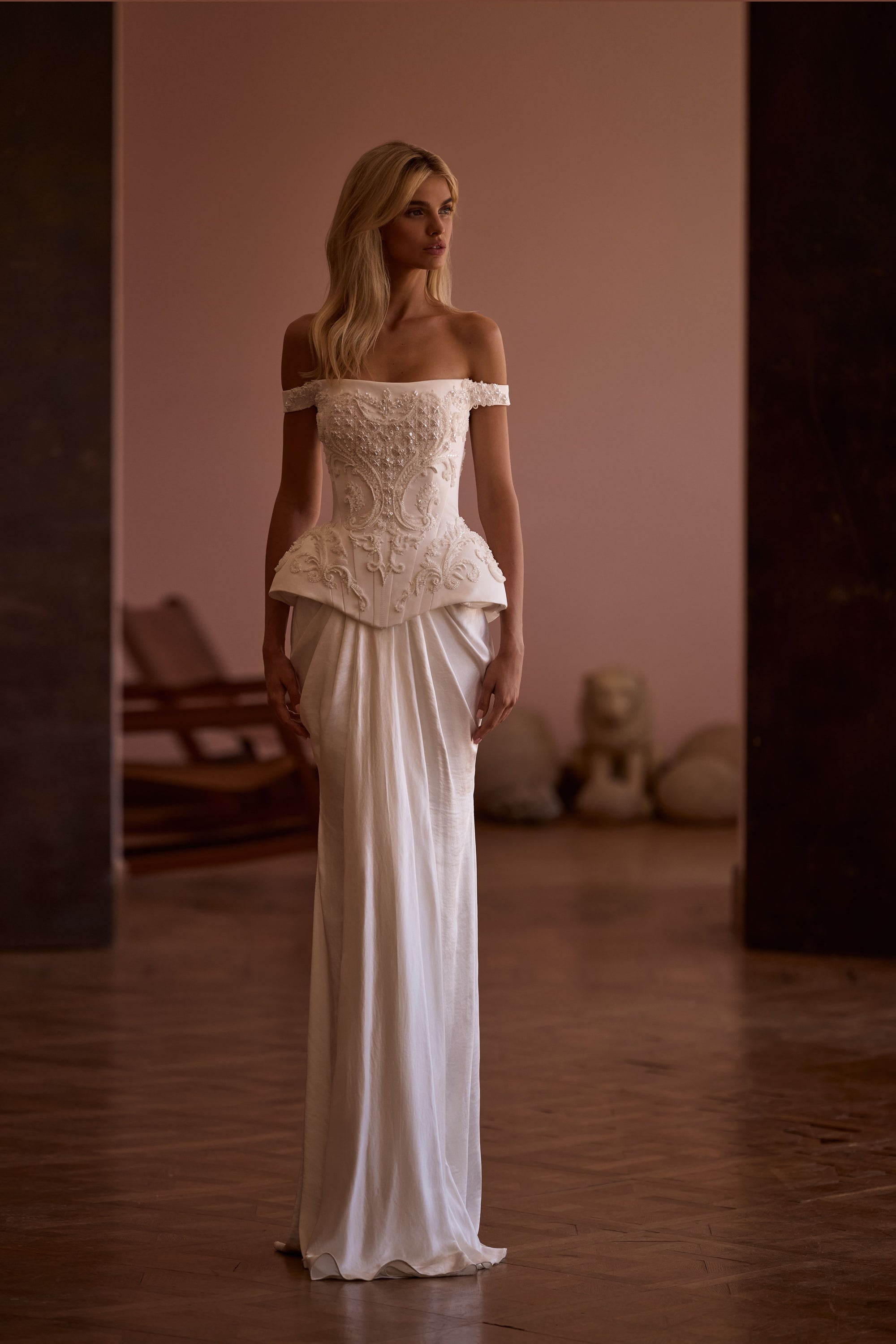 Catrice draped long skirt