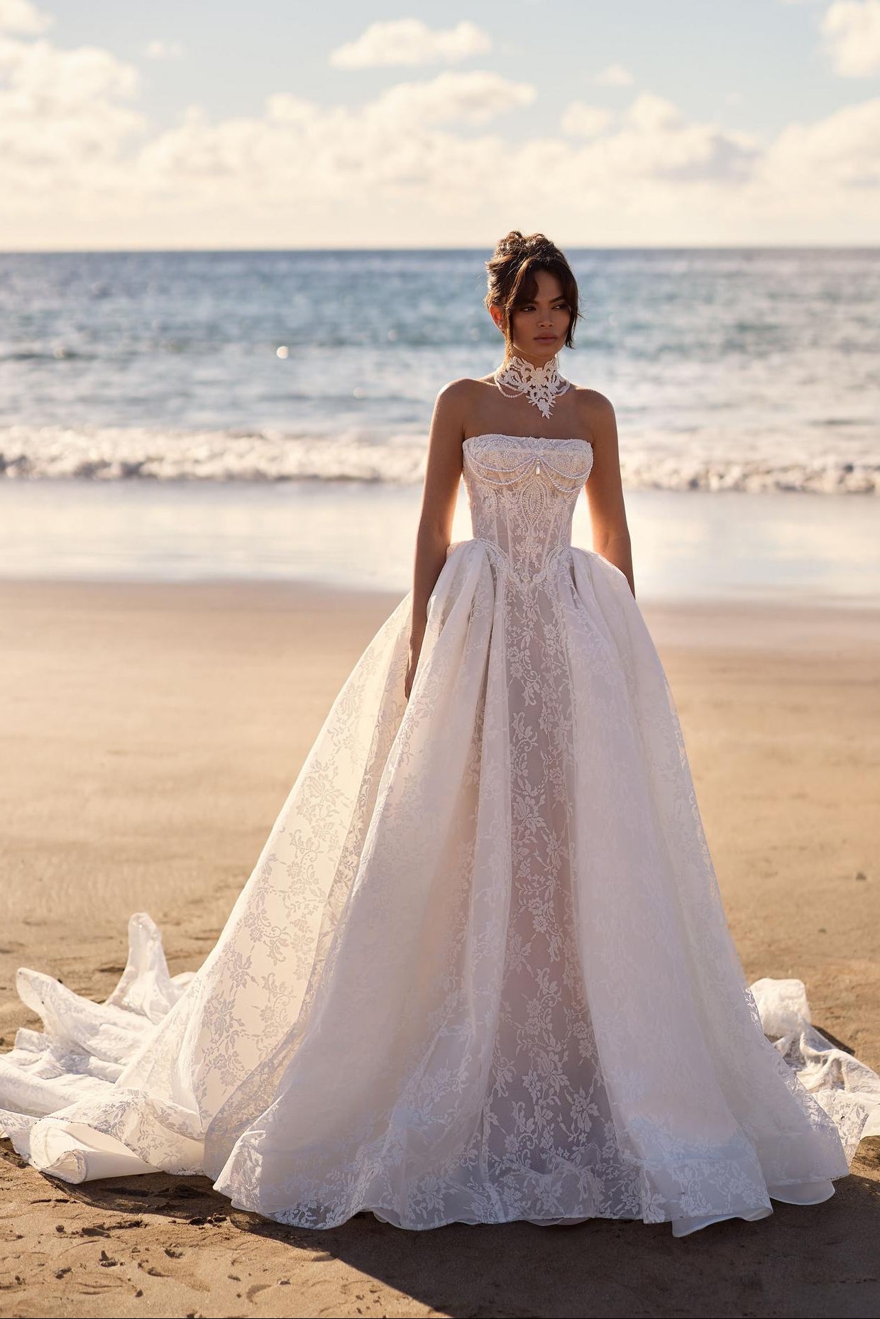 Milla Nova wedding dress Monica -  try on at LVA BRIDE (Chicago, Milwaukee)