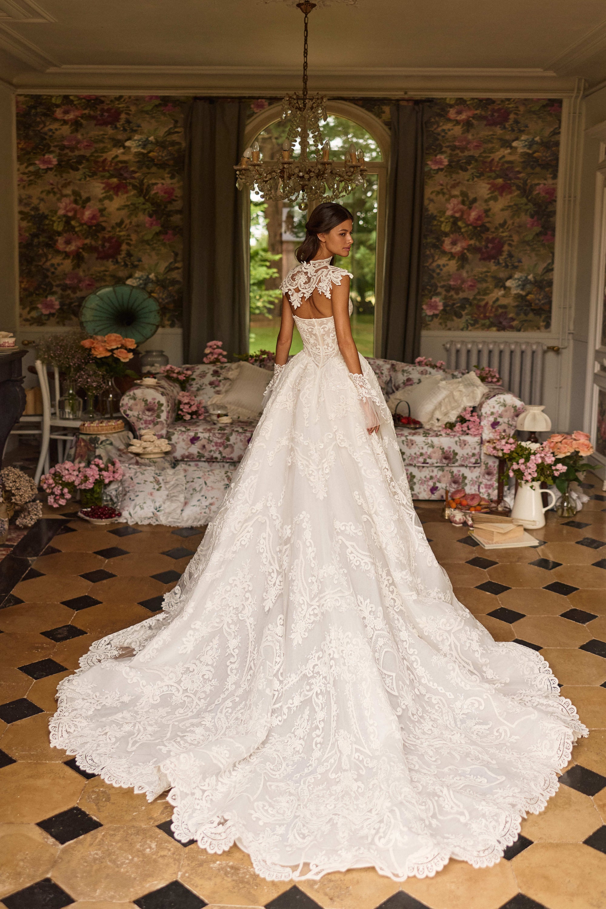 Zeira A-Line Lace Wedding Dress by Milla Nova