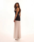 Dress with a pleated skirt, Parisienne