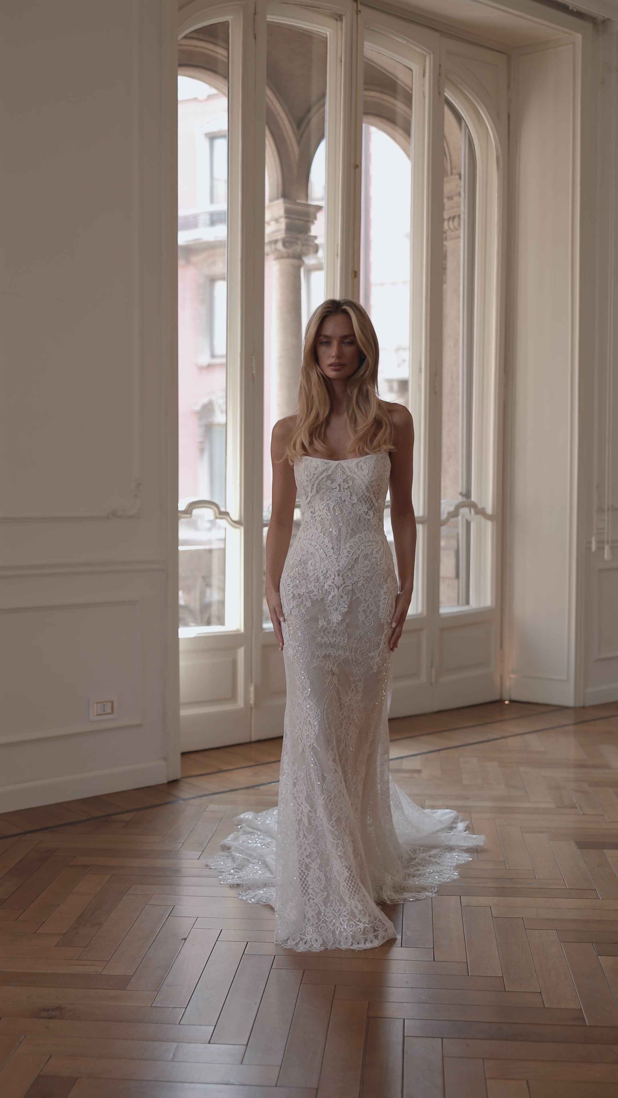 White and Lace by Milla Nova– Modern Lace Wedding Dresses | LVA